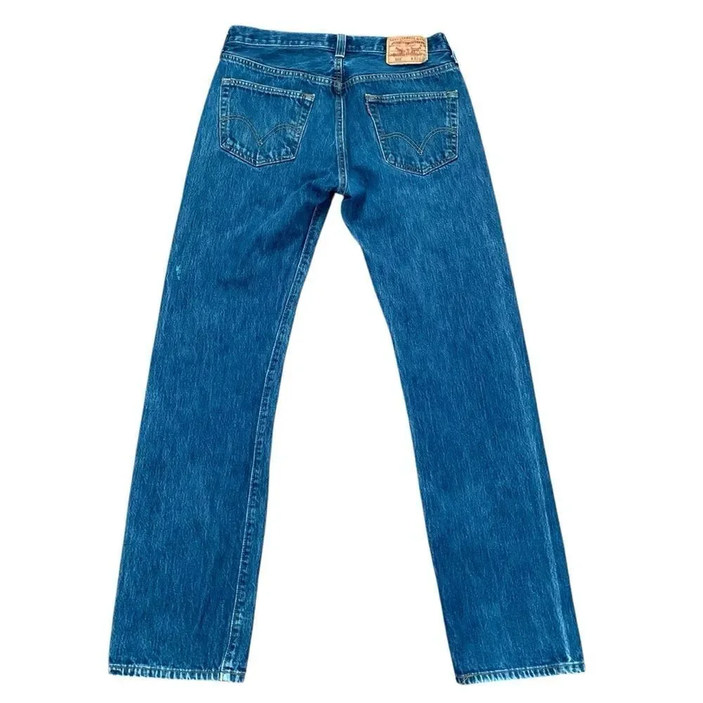 Levi’s 501 Straight Leg Button Fly Jeans